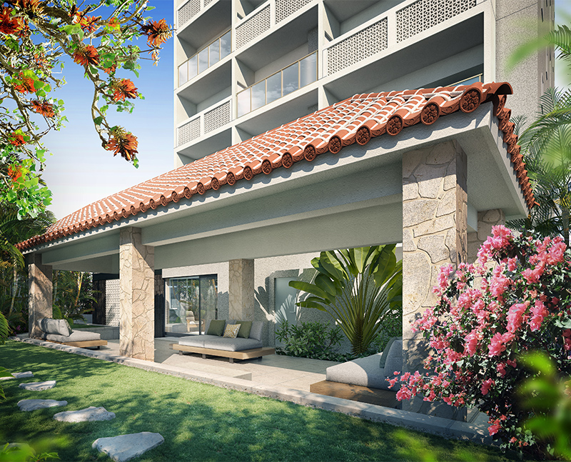 デュオヒルズ城内の外観イメージ