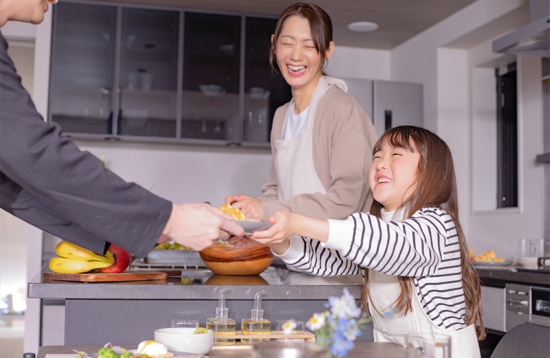 家族の笑顔が増える「fitキッチン」