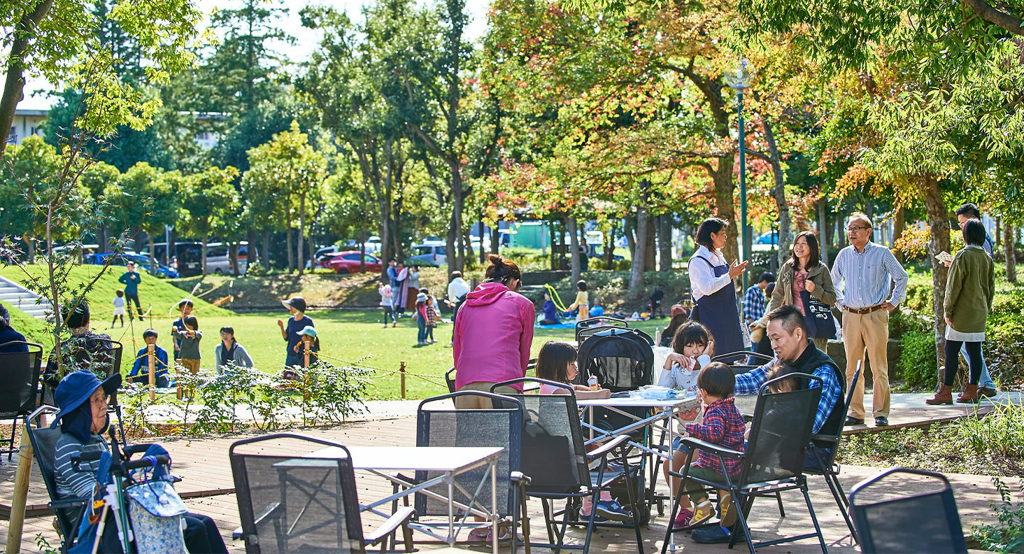 完成した公園の様子(2019年撮影)