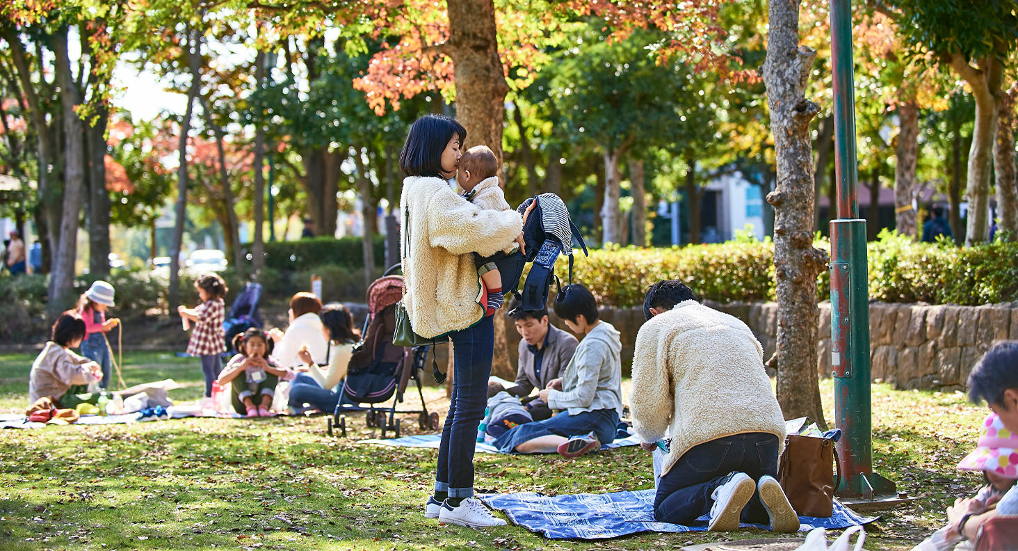 完成した公園の様子(2019年撮影)