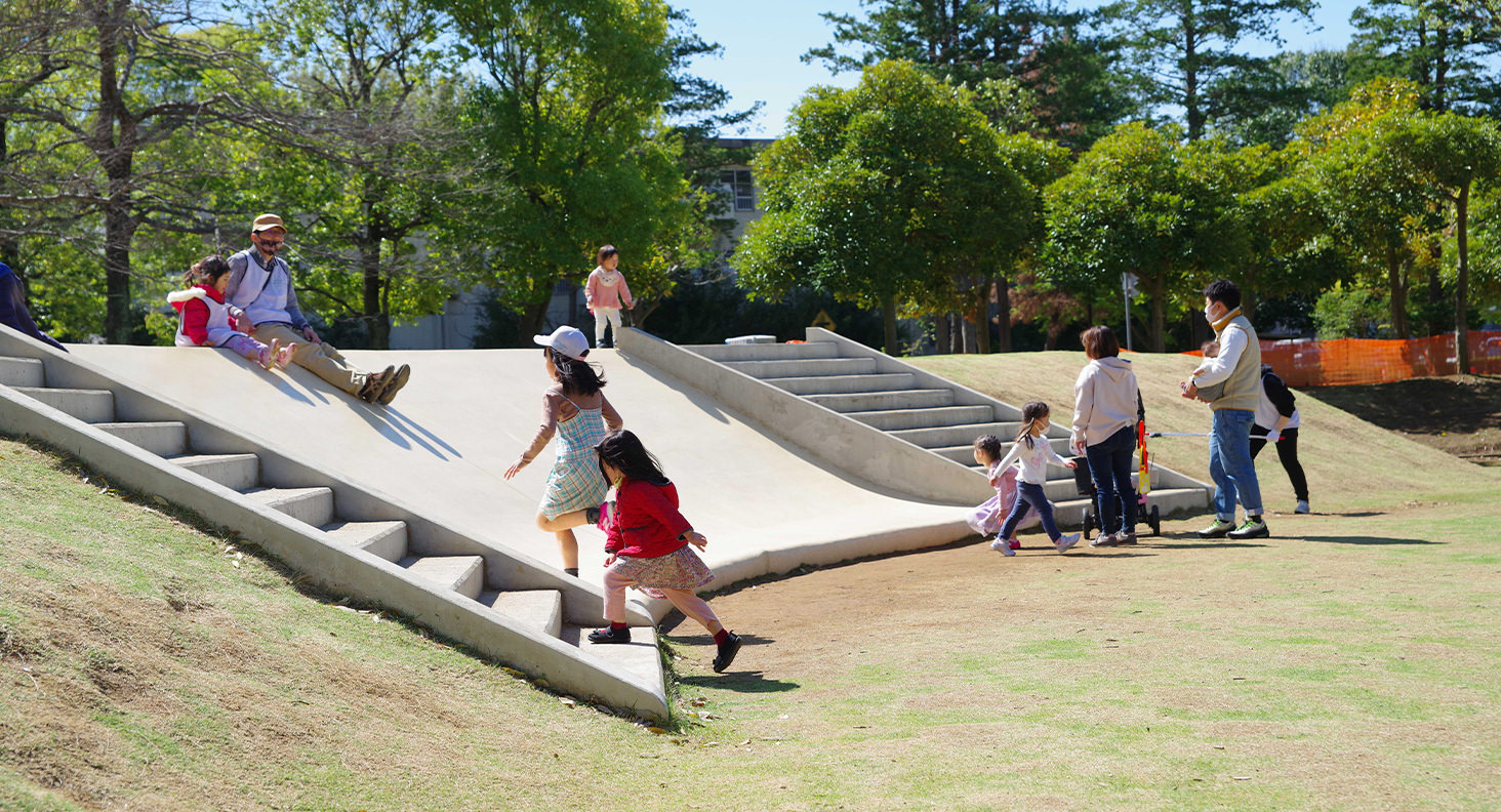 完成した公園の様子(2021年撮影)