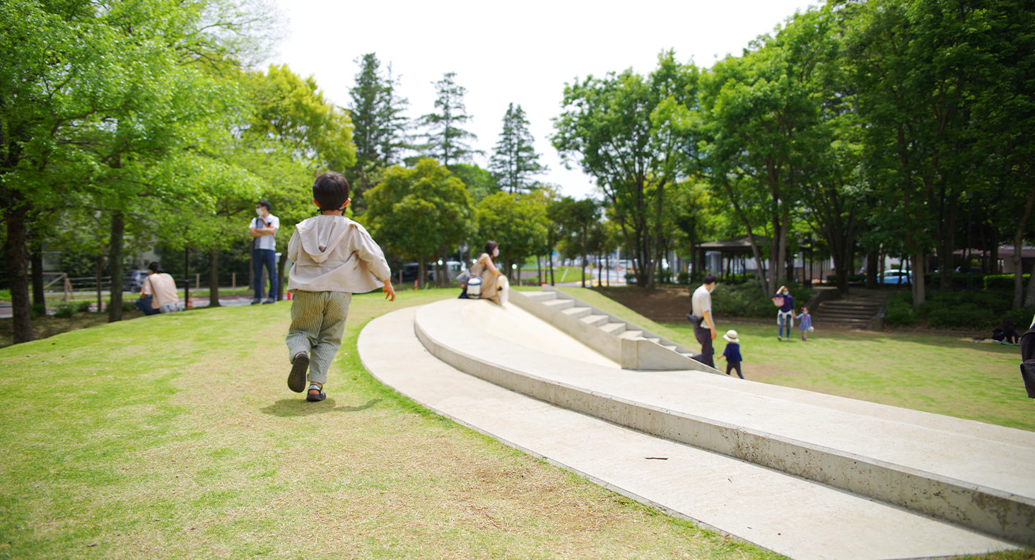 完成した公園の様子(2021年撮影)